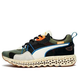 Кроссовки calibrate restored winterized 'thyme white' Puma, зеленый 374145-03 | green