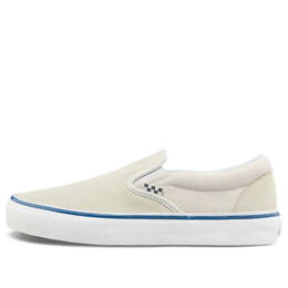 Кроссовки slip-on casual low tops skateboarding shoes white Vans, белый vn0a5fcaacv | white