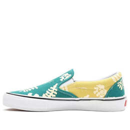 Кроссовки classic slip-on 'aloha' Vans, синий vn0a5fca3la | blue/yellow