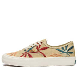 Кроссовки authentic low tops casual skateboarding shoes light brown embroidered 'light brown red blue' Vans, коричневый vn0a5ee2azb | light brown/red/blue