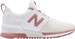 Кроссовки New Balance Wmns 574 'White Pink', белый ws574dsfb | white