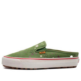 Кроссовки lqqk studios x og mule lx 'circle v - splatter green' Vans, зеленый vn0a5fc22t1 | green