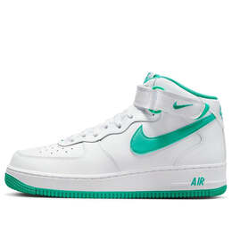 Кроссовки air force 1 mid 'white/clear jade' Nike, белый dv0806-102 | white/clear jade