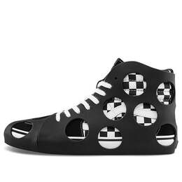 Кроссовки sk8-hi cage vlt lx 'polka dot checkered - black' Vans, черный vn0a5fbw2ug | black/white