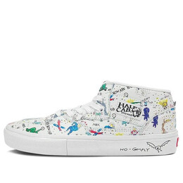 Кроссовки no-comply x daniel johnston x skate half cab Vans, белый vn0a5fcdwtm | white