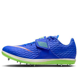 Кроссовки high jump elite 'racer blue lime blast' Nike, синий 806561-400 | blue/green