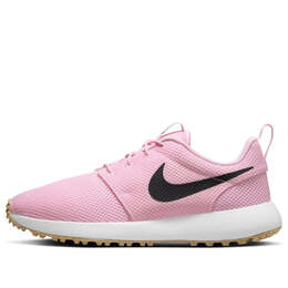 Кроссовки roshe golf next nature 'medium soft pink gum' Nike, розовый dv1202-601 | medium soft pink/white/gum light brown/black