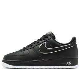 Кроссовки air force 1 low '07 'black white' Nike, черный dv0788-002 | black/black/white