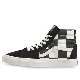 Кроссовки oversize checkerboard sk8-hi black/white chess board Vans, черный vn0a5hxv5ws | black/white