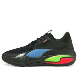 Кроссовки court rider 'pop - black' Puma, черный 376107-01 | black/blue/green/red