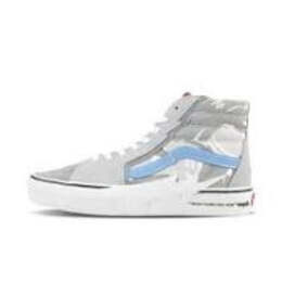 Кроссовки x aape sk8-hi 'grey white blue' Vans, серый vn0a5jivy311 | grey/white/blue