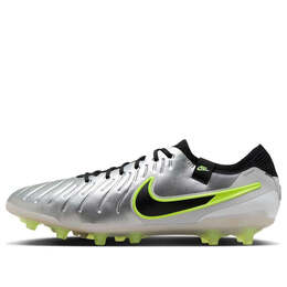 Кроссовки tiempo legend 10 elite ag 'metallic silver volt' Nike, серебряный dv4330-001 | metallic silver/volt/black