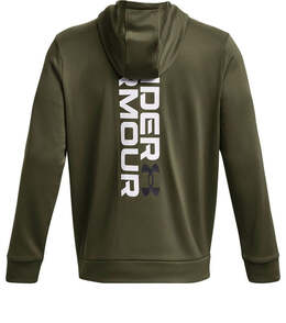 Кроссовки fleece graphic hoodied 'olive green' Under Armour, зеленый 1379745-390 | olive green / white