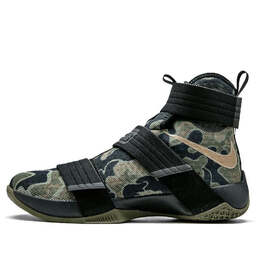 Кроссовки lebron zoom soldier 10 'army camo' Nike, черный 844378-022 | black