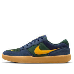 Кроссовки sb force 58 'midnight navy fir gum' Nike, синий dv5477-402 | midnight navy/fir/gum light brown/university gold