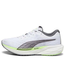 Кроссовки deviate nitro 2 'white speed green' Puma, белый 376807-15 | puma white-speed green-cool dark gray