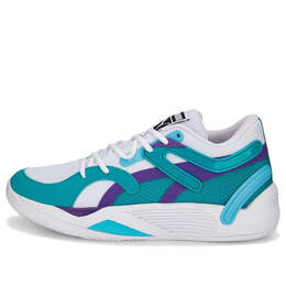 Кроссовки trc blaze court 'white deep aqua' Puma, белый 376582-17 | white/blue/green/purple
