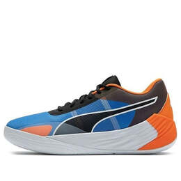 Кроссовки fusion nitro team 'knicks' Puma, синий 377035-08 | blue/orange/white/black