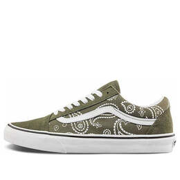 Кроссовки old skool 'peace paisley - grape leaf' Vans, зеленый vn0a5krfb0f | green/white