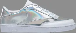 Кроссовки wonder woman 1984 x club c 85 'air flight' Reebok, серебряный fw6180 | silver