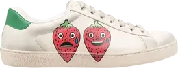 Кроссовки Pablo Delcielo x Gucci New Ace Strawberry, кремовый 699290 ayo10 9660 | strawberry