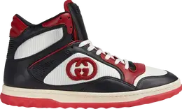 Кроссовки Gucci MAC80 High 'Black White Red', черный 762060 aacn5 1050 | black