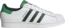 Adidas Кроссовки Superstar 'White Black Green', белый id4670 | white