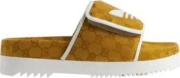 Кроссовки Adidas x Gucci Slide Sandal 'Mesa GG Monogram', коричневый 702412 faaw2 7142 | brown