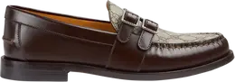 Кроссовки Gucci Buckle Loafer 'GG Monogram - Dark Brown', коричневый 762312 17x30 2143 | brown
