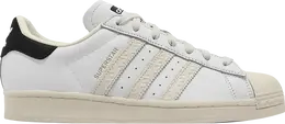 Adidas Кроссовки Superstar 'Debossed Stripes - Wonder White Black', белый id4675 | white