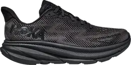 Hoka Кроссовки Clifton 9 Wide 'Triple Black', черный 1132210 bblc | black