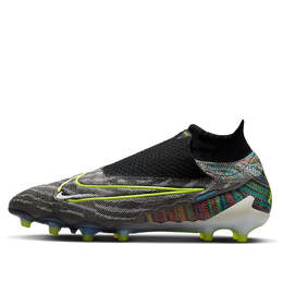 Кроссовки phantom gxelite df fusion ag pro 'black' Nike, черный dv6972-071 | black/green/pink