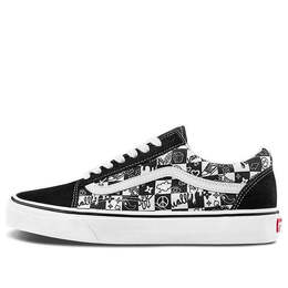Кроссовки old skool shoes black/white Vans, черный vn0a7q2j6u6 | blackwhite