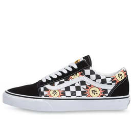 Кроссовки old skool 'doodle checkerboard' Vans, черный vn0a7q2j6r6 | black