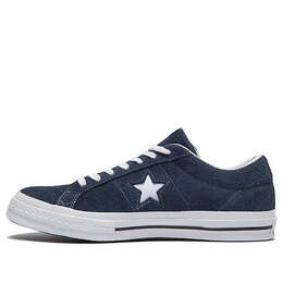 Кроссовки one star ox premium suede 'dark blue' Converse, синий 158371c | navy blue/white