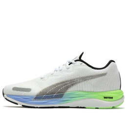 Кроссовки velocity nitro 2 fade 'white green blue' Puma, белый 378526-02 | white/green/blue