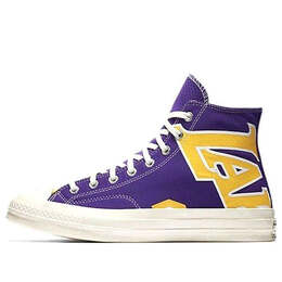 Кроссовки chuck taylor all star high premium 'los angeles lakers' Converse, фиолетовый 159427c | purple/gold