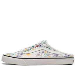 Кроссовки style 36 mule low tops casual skateboarding shoes denim blue Vans, синий vn0a7q5yb9h | white/