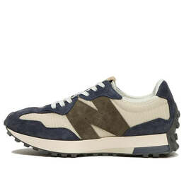 Кроссовки 327 'beige navy' New Balance, синий ms327dt | blue/cream