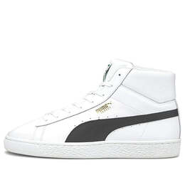 Кроссовки basket mid xxi sneakers black/white Puma, белый 380756-03 | white/black