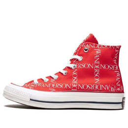 Кроссовки j.w. anderson x chuck 70 hi top 'grid' Converse, красный 162290c | red