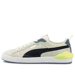 Кроссовки suede bloc 'ivory glow' Puma, белый 381183-01 | white/black/yellow