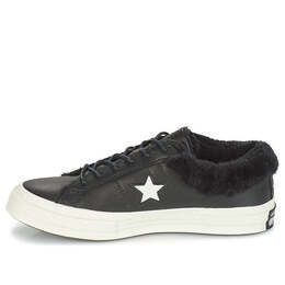 Кроссовки one star low street warmer 'black' Converse, черный 162601c | black