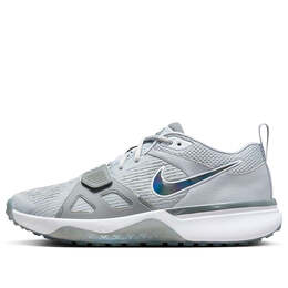 Кроссовки air zoom diamond elite turf 'wolf grey' Nike, серый dz0503-002 | wolf grey/cool grey/bright crimson/white