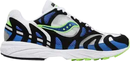 Кроссовки Saucony Bodega x Grid Azura 2000 QS Blue Lime, синий s70489 1 | blue