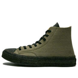 Кроссовки j.w. anderson x chuck 70 hi top 'felt' Converse, зеленый 162953c | army green/orange/black