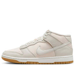 Кроссовки dunk mid 'canvas light orewood brown gum' Nike, мультиколор dz2533-100 | lt orewood brn/sail-guava ice-dk russet-gum dk brown