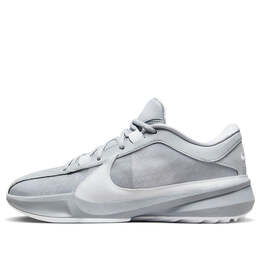 Кроссовки zoom freak 5 tb 'wolf grey' Nike, серый dz2946-002 | wolf grey/white/wolf grey