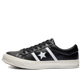 Кроссовки one star academy leather ox 'black' Converse, черный 163757c | black