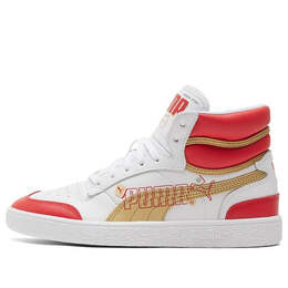 Кроссовки ralph sampson year of ox mid shoes white/red/gold Puma, белый 382290-01 | white/red/gold